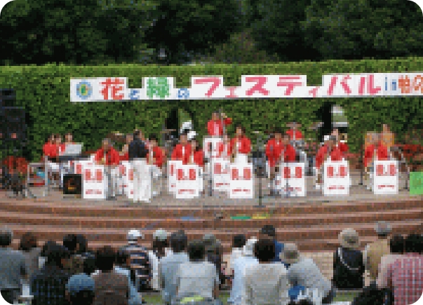 野外ステージ